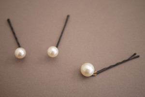 Pearl hairpins