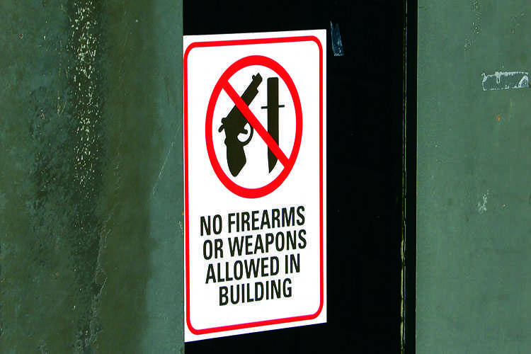 Gun control policy on campus