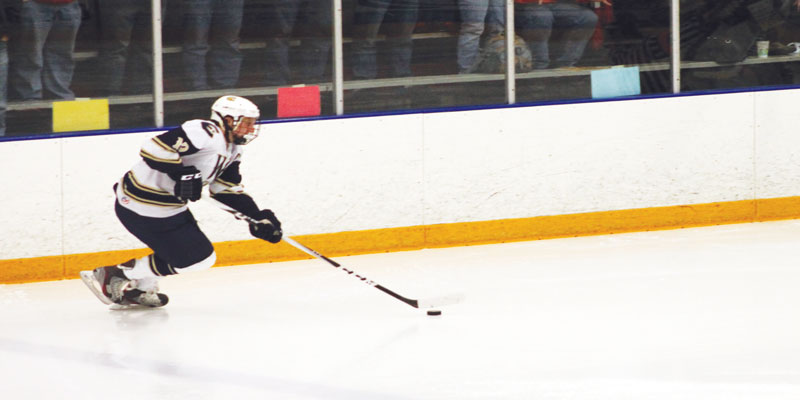 Blugolds skate to upset in front of home crowd