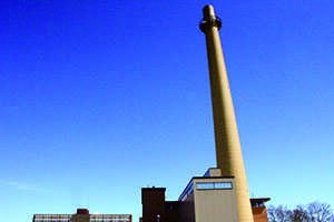 The UW-Eau Claire Heating Plant supplies the university, as well as Chippewa Valley Technical College and the State Building on Clairemont Avenue, with state-owned heating services.