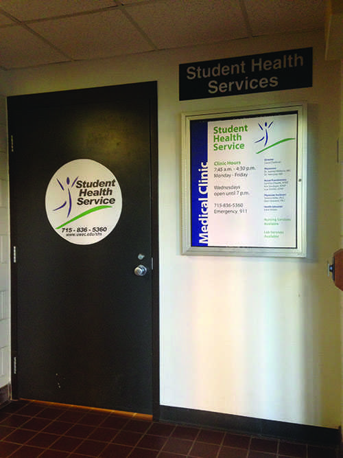 SAVED BY THE BELL: The doors of Student Health Service, UW-Eau Claire’s on-campus infirmary, will stay open despite talk of moving to an off-campus location.
