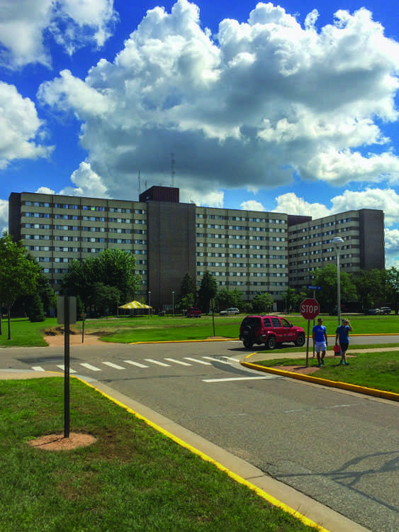 Towers Hall tied for first place in the Recycling Contest, held in the residence halls earlier in March.