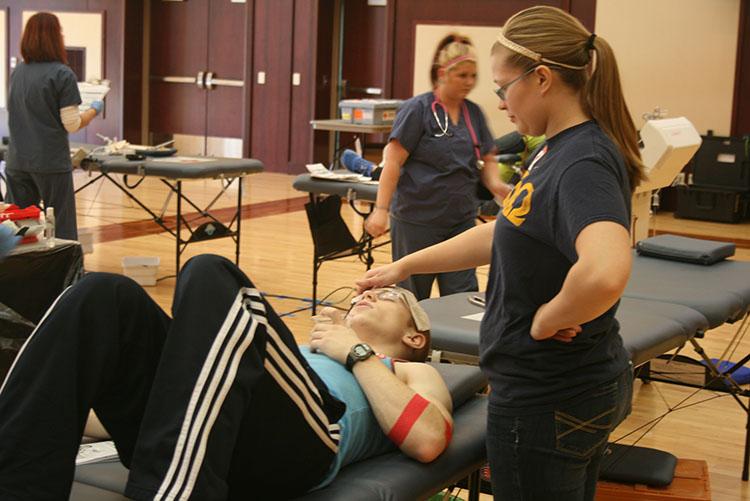 Alpha Phi Omega holds biannual blood drive