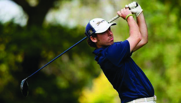 CALM, COOL AND COLLECTED: Sophomore Brady Hanson and the men’s golf team found their stroke this weekend. After two weeks of struggling, the Blugolds are in position to show the nation why they deserve a national tournament bid this spring. 