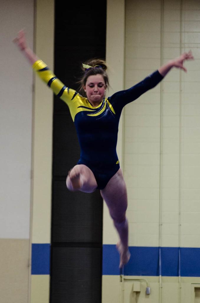 Gymnasts top Gustavus Adolphus Friday night