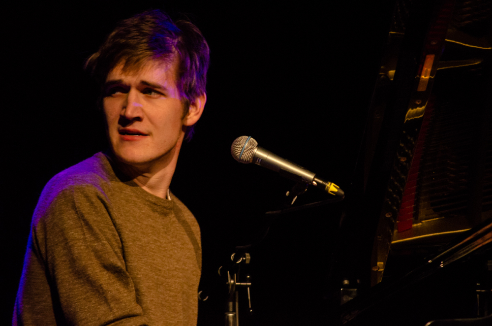 Comedian Bo Burnham performed Thursday in Zorn Arena.