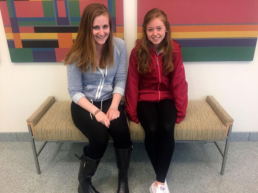 Sophomores Lauren Grover and Lexie Hennen partner up to start a UW-Eau Claire chapter of Children’s Miracle Network Dance Marathon.