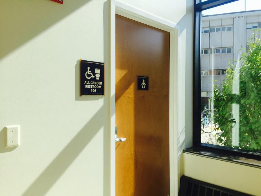 All gender restrooms and living on campus