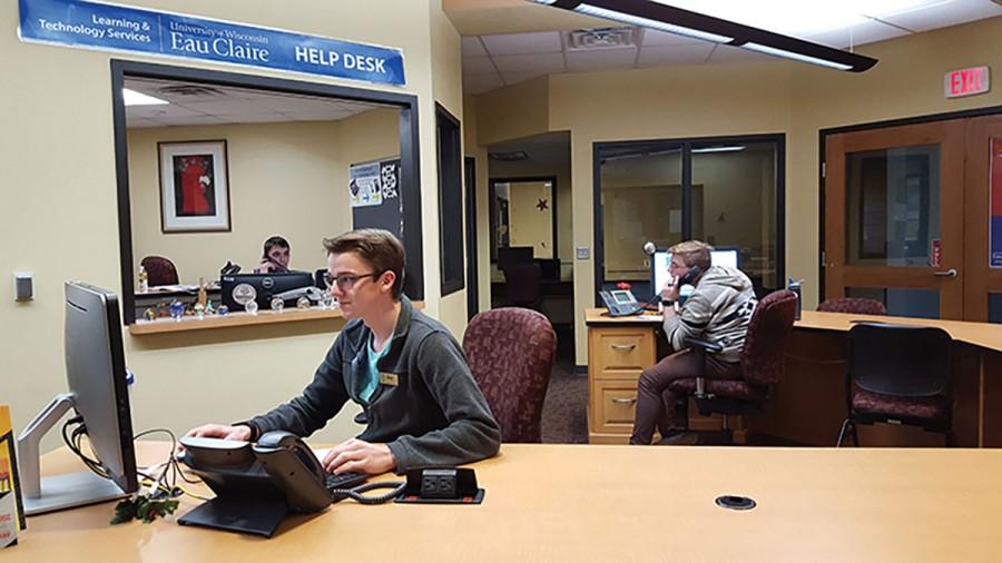 The LTS team working on late night shifts! The Learning and Technology Services, located in Old Library, can answer questions and concerns about the Dell service scam attempting to gain access to credit card accounts.
