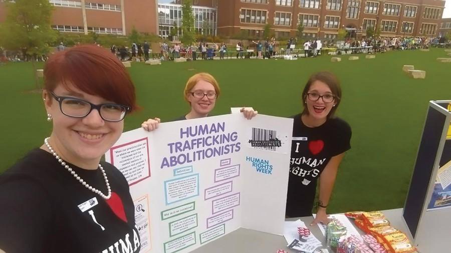 Seniors Brie Sweeney and Nikki Hanto endorse Human Trafficking Abolitionists at BOB. Check out the HTA Facebook page if you are interested in joining, or just want more information.
