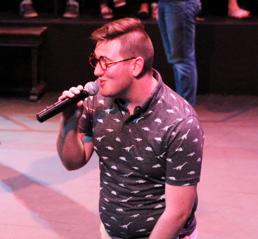 Fifth Element member, Will Johnston, shares his love of a cappella music at the group’s opening night of their first self-written musical Fifth Element: The Musical 