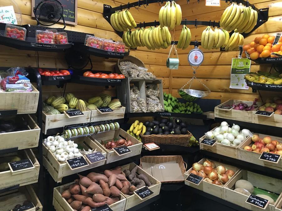 All natural: An assortment of locally grown and organic food can be found in small stores such as Just Local Foods