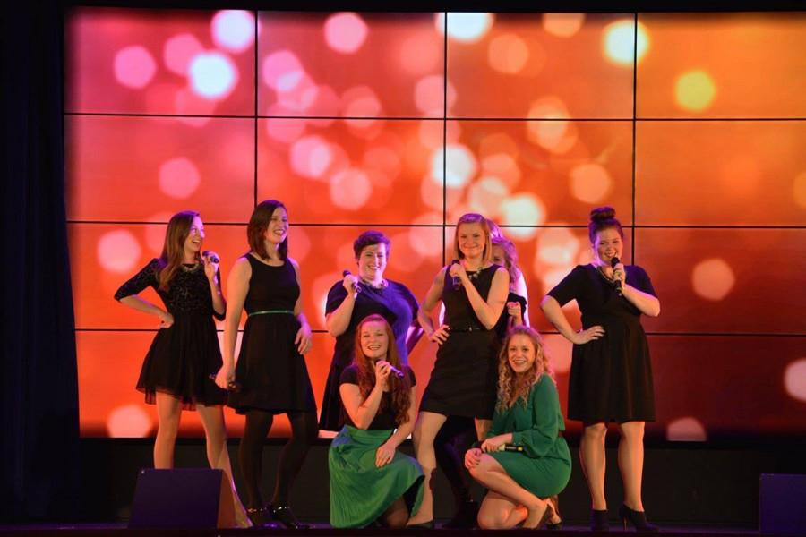 Acca-Audacious: The members of UW-Eau Claire a cappella group, Audacious, sang their hearts out at their 2015 Winter Concert

