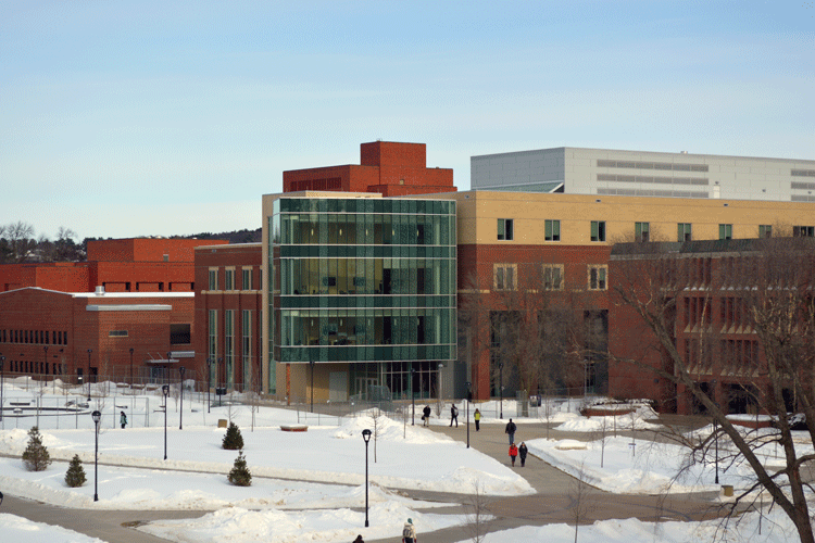 Eau Claires newest academic building Centennial opened in the spring of 2014.