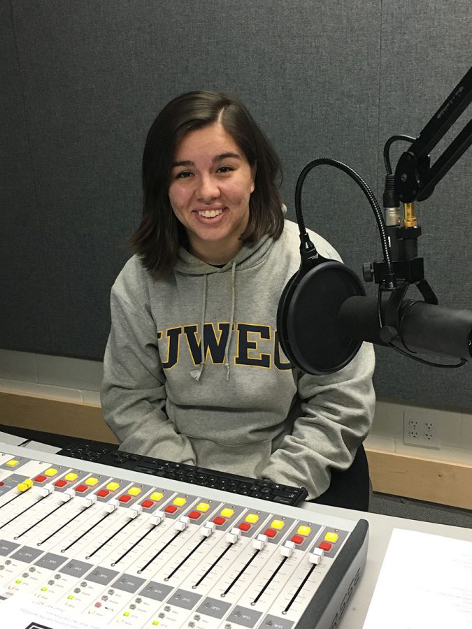 Kiri Salinas, a journalism student, is co-hosting Blugold Radios newest show Bridge Talks.