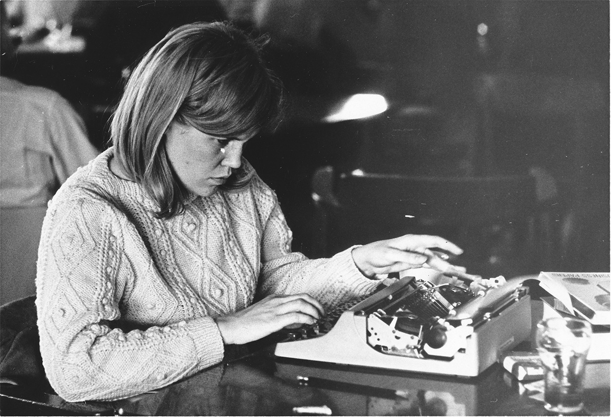 Students in the past used typewriters to complete their papers. Students who have trouble writing today can use the Center for Writing Excellence as a resource.