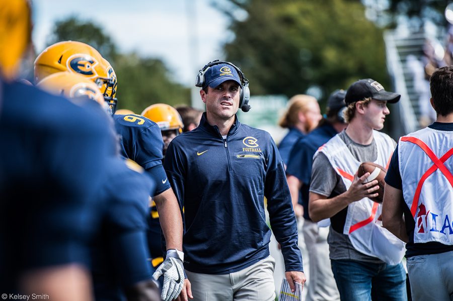 UW-Eau Claire football head coach, Dan Larson, is an example of a head coach in his first year at a new university.