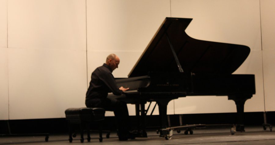 Paul Barnes performed on Sunday as part of his New Generations tour. He also teaches prospective pianists at the University of Nebraska-Lincoln.