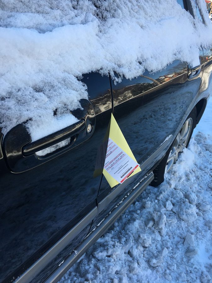 After taking a whirl around Eau Claire, students can find countless cars with parking tickets in the doors or on the windshields, but they can’t find their own places to park.