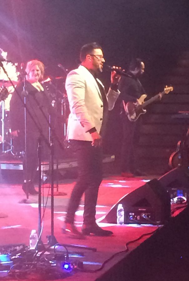 Natalie Grant and Danny Gokey filled Zorn Arena with their powerful voices Saturday night.