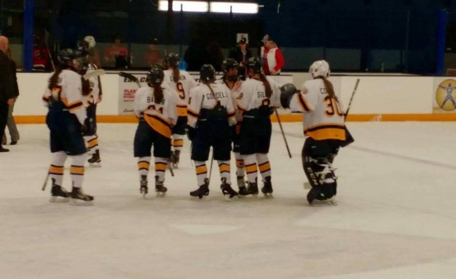 Womens hockey breaks the school record for wins in a single season, but ends the season with a loss. 