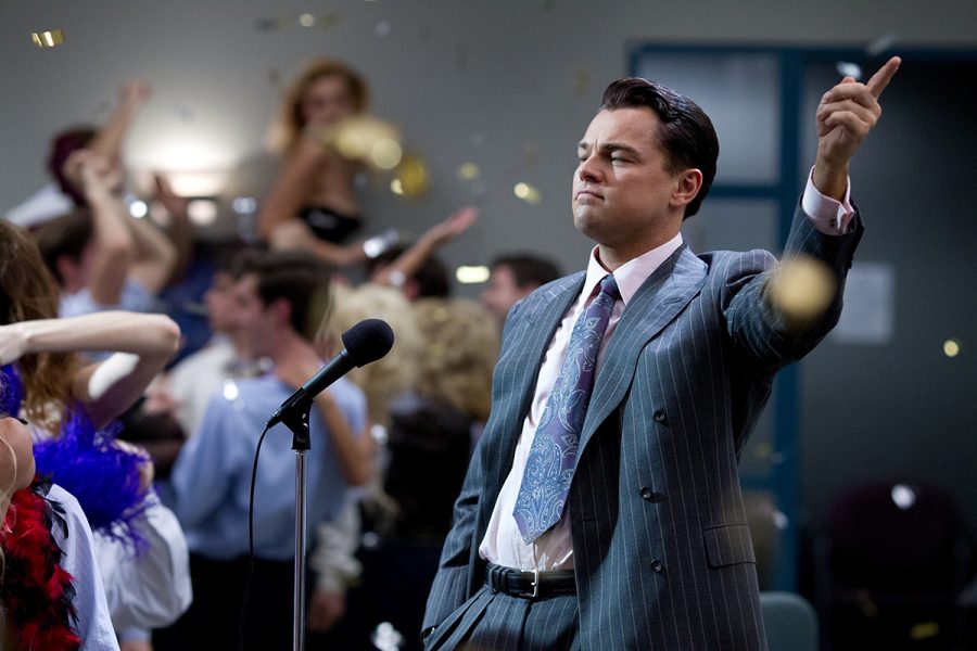 Leonardo DiCaprio portrays millionaire stockbroker Jordan Belfort in a movie aiming to live up to the decadent lifestyle of the man behind the story.