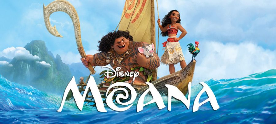 Moana+and+Maui+battle+for+an+island+nation+in+an+action-packed+animated+feature+showing+in+Woodland+Theater+this+weekend.+