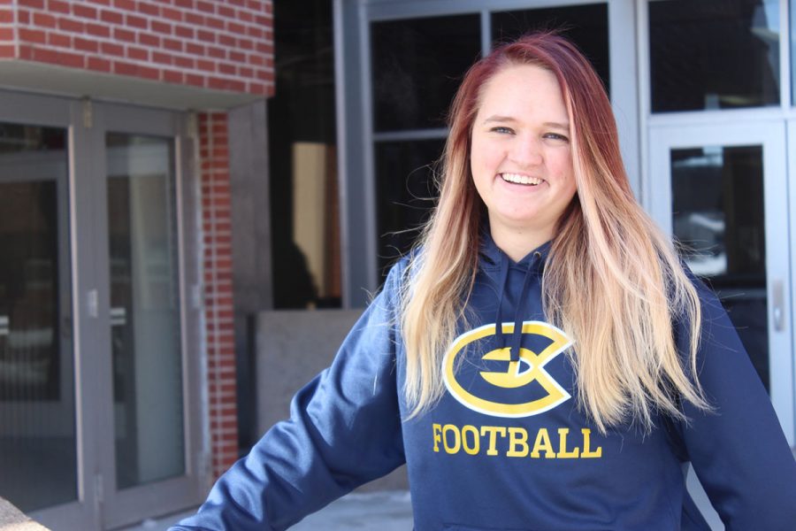 Sophomore Sydney Yantes has turned her passion into a life goal, with hopes of being a recruiter for Division One football after college graduation.