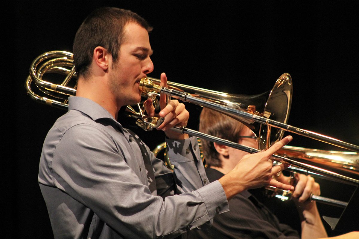 Derek Fritz and Brett McLellan organized a Benefit Concert for Henry Gomez in Gantner Concert Hall.