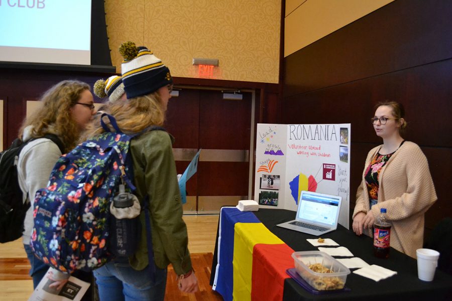 On Wednesday, AIESEC hosted a “Global Village,” where interested students were given an opportunity to learn about volunteer programs in Romania, Thailand and Peru. 
