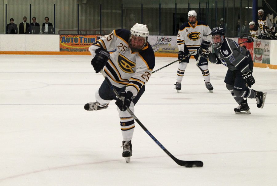 UW- Eau Claire men’s hockey team secured another win for their record against Lawrence University.