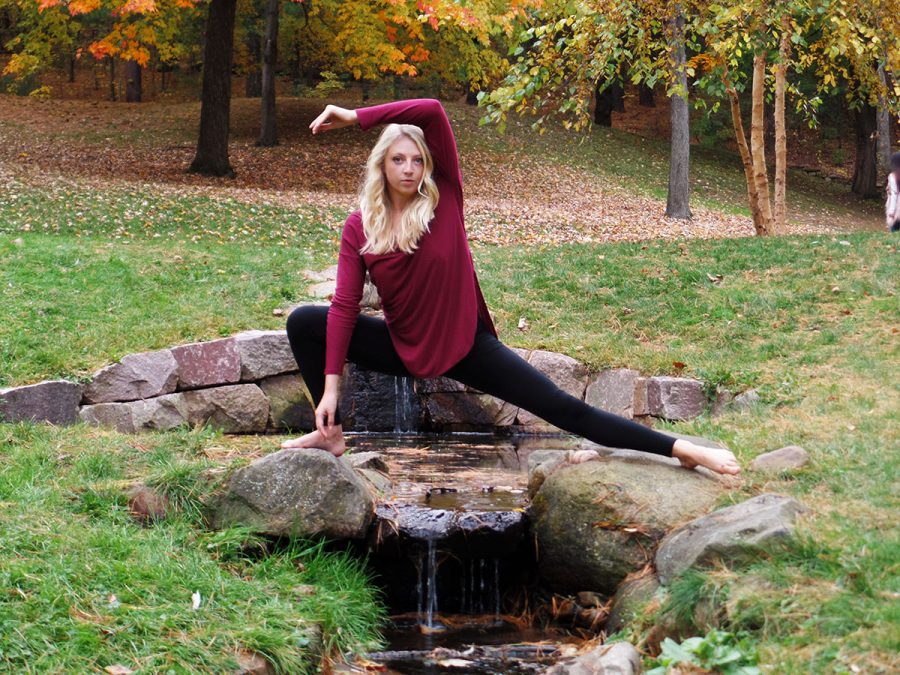 Sophia Jacobsen, a junior marketing student, dances and teaches at the Eau Claire School of Dance.