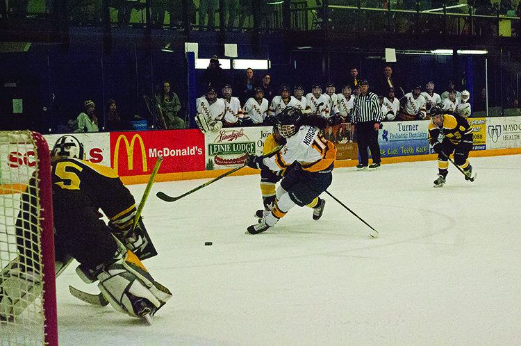 Jaedyn Walz records a hat trick on Saturday to propel the Blugolds past UW-Superior and into the WIAC Championship game.