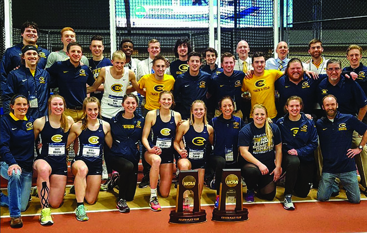 The teams took fourth place at the indoor nationals meet and now look to earn a place in the outdoor nationals, Oawster said.