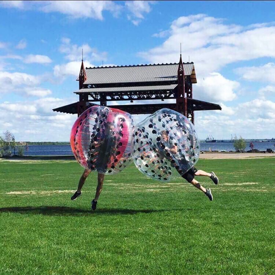 Shaun Petrovich bought a bubble ball business when the opportunity arose through a Facebook post.