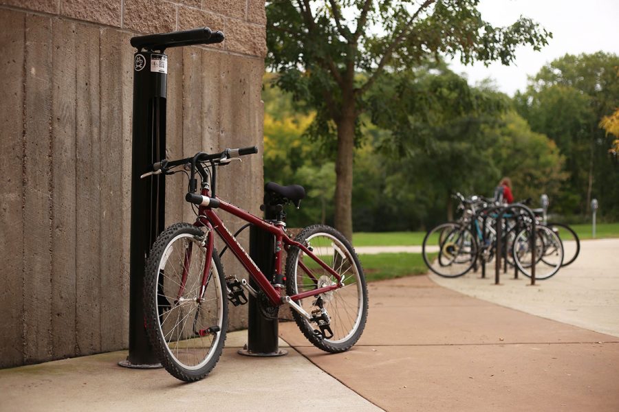 The Student Office of Sustainability has installed new bike-fixing stations at three different locations around campus.