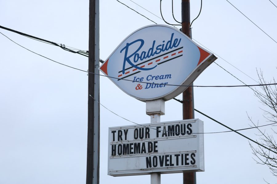 The iconic Dairy Queen sign shape hints at the diner’s former brand.