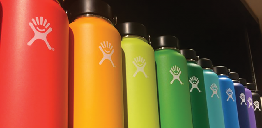 Each Hydroflask water bottle ranges from 20 to 70 dollars depending on the size or style.