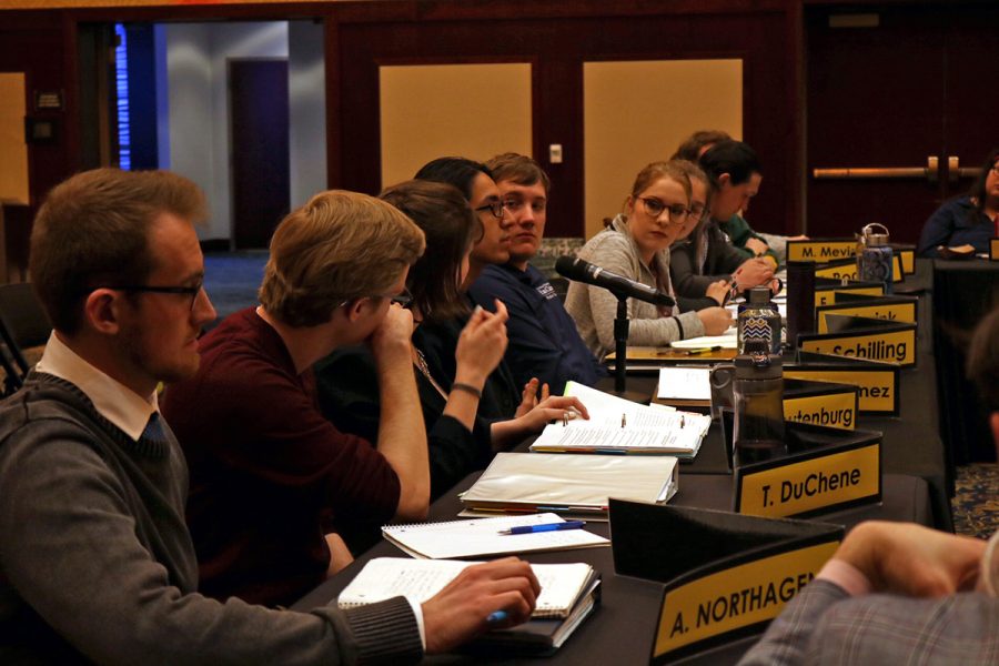 From the archives: Student Senate last spring