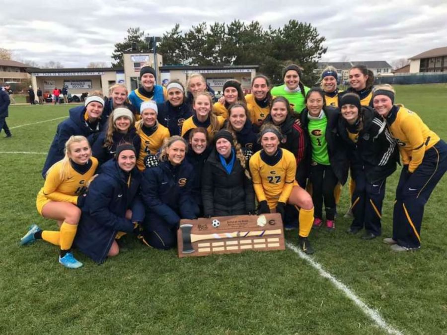Blugolds keep the axe for the third year in a row in division rivalry.
