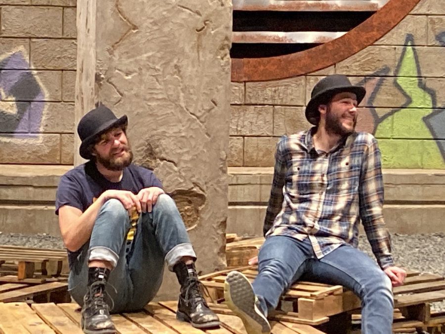 Frank Rineck, a fourth-year English education student who plays Estragon in Waiting for Godot, said audience members should expect to laugh, cry and think at performances of “Waiting for Gadot.” 