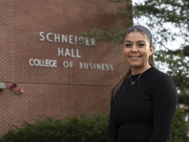 Alejandra Serna, said she has experienced a lack of representation first-hand at UW-Eau Claire. Her research project, “A Walk in Her Shoes: How Women of Color Navigate a Predominantly White Institution,” aims to raise awareness of student voices on campus.