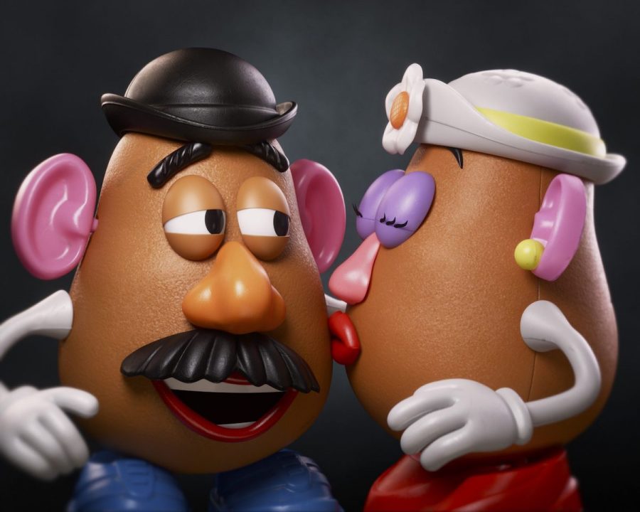 Former Mr. and Mrs. Potato Head in Toy Story.