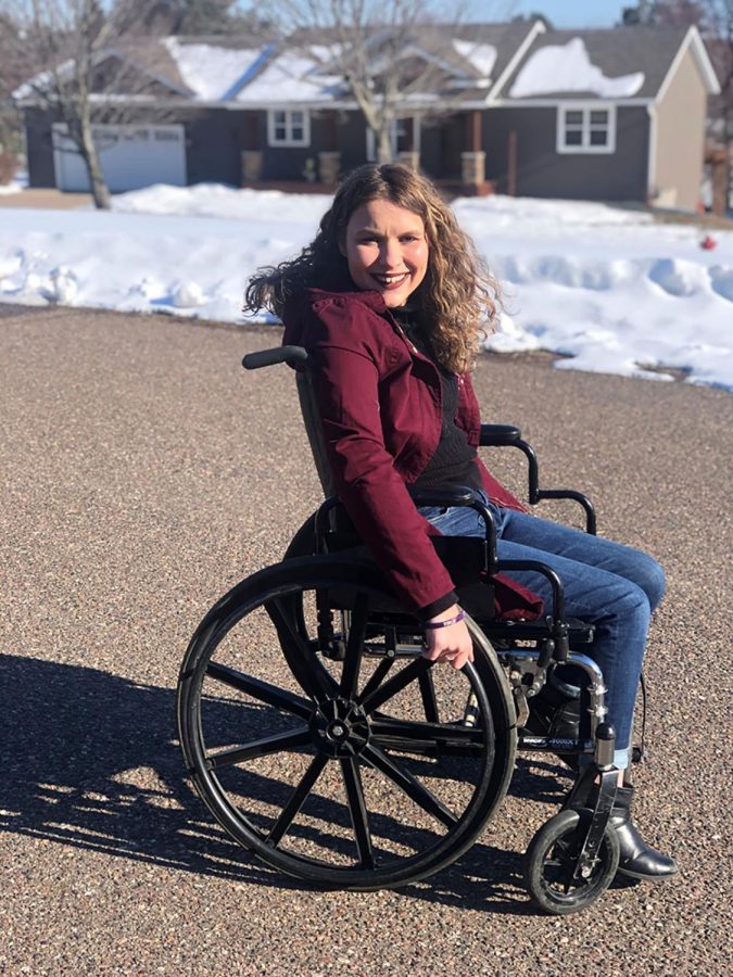 This is me, wheelchair and all, celebrating International Wheelchair Day on March 1.