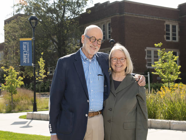  Brady and Jeanne Foust are longtime supporters of UW-Eau Claire and hope to encourage Blugold success with their donation.
