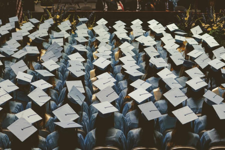 SUBMITTED FROM UNSPLASH The sweet sight of caps and gowns for graduation

