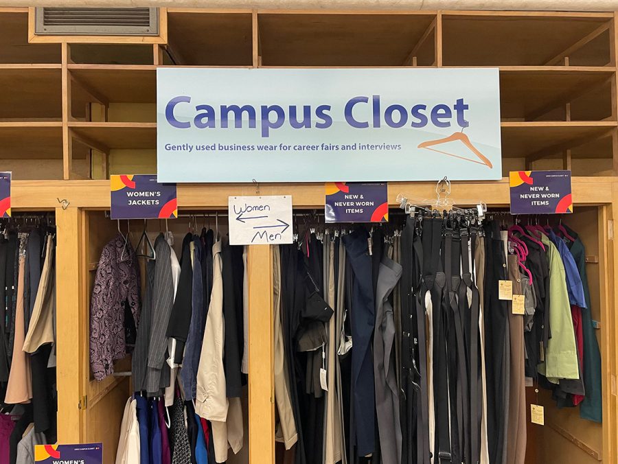 The Campus Closet provides blugolds with professional attire at no cost.