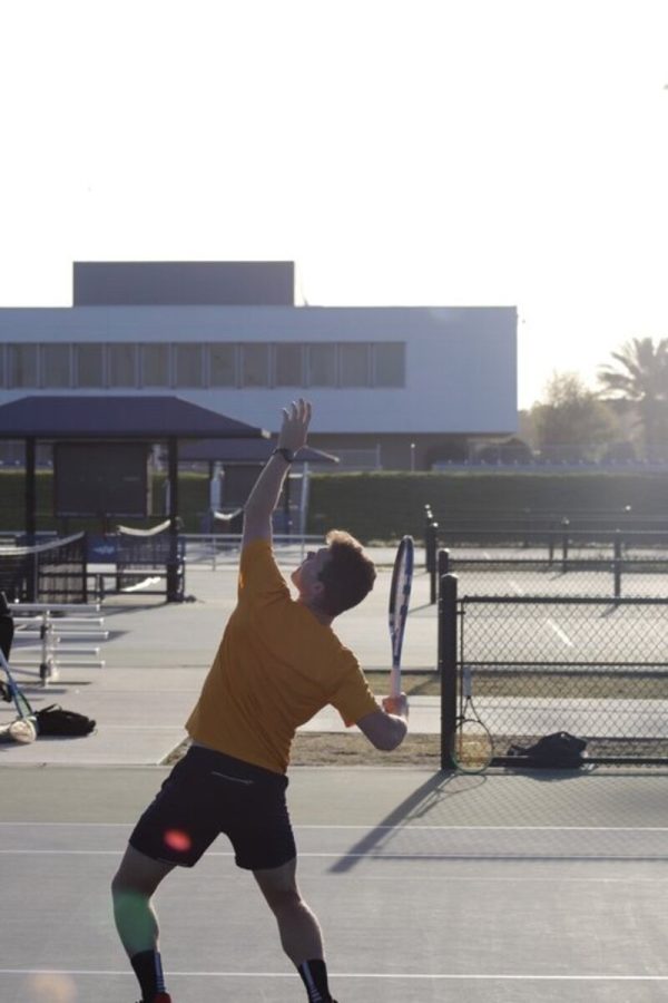  Another win for Blugolds men’s tennis