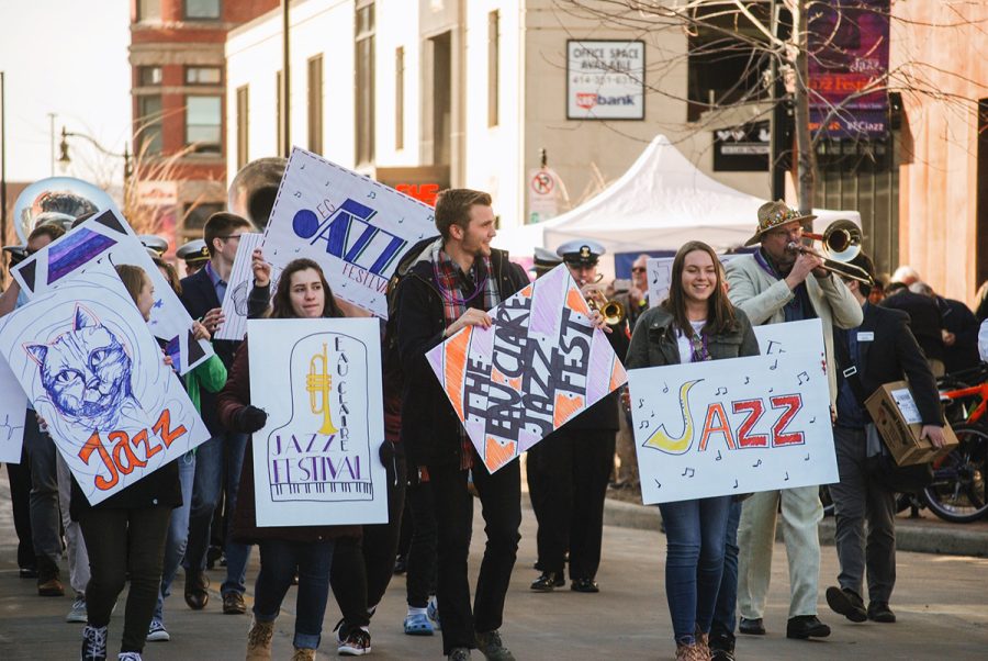 The Jazz Crawl at a previous year’s Eau Claire Jazz Festival.