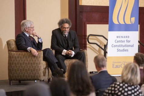 Cornel West and Robert George spoke at UW-Eau Claire
